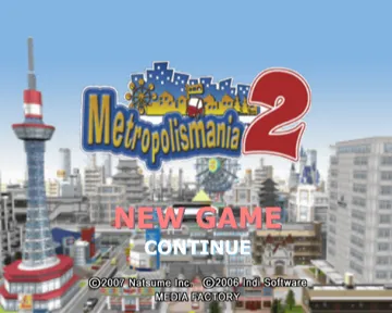 Metropolismania 2 screen shot title